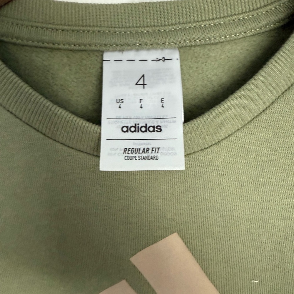 Adidas boys Green Sweatshirt - Picture 3 of 4